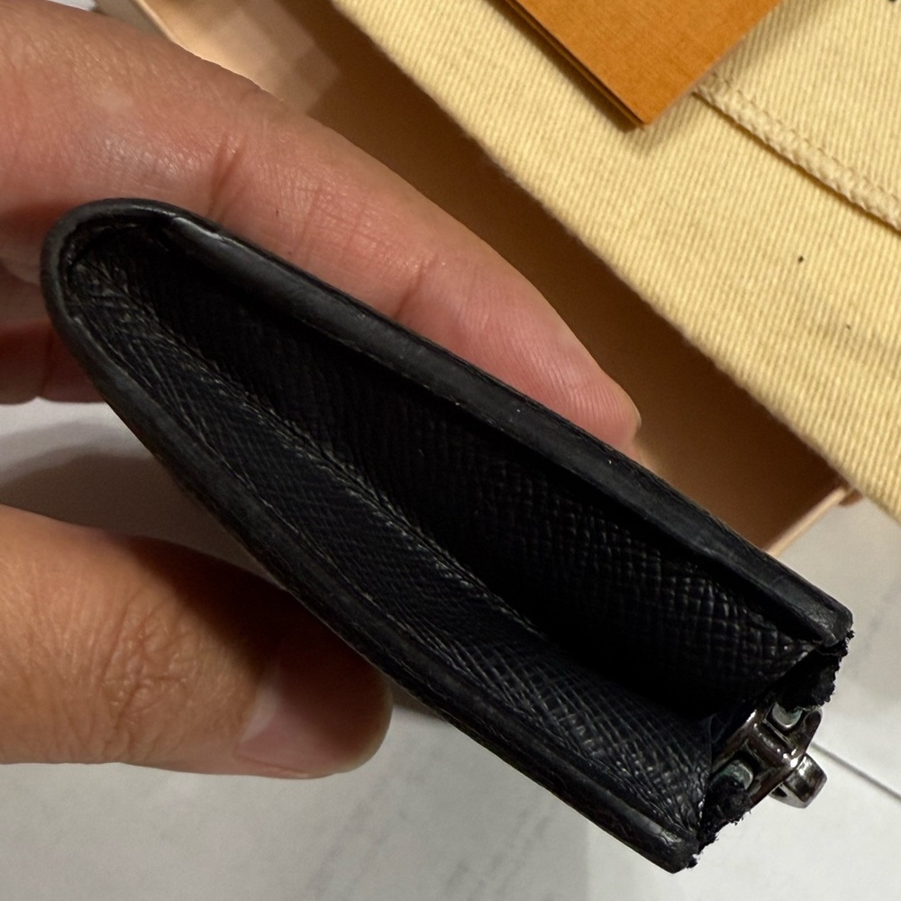 Louis Vuitton Eclipse Coin Purse Wallet Black - Picture 10 of 16